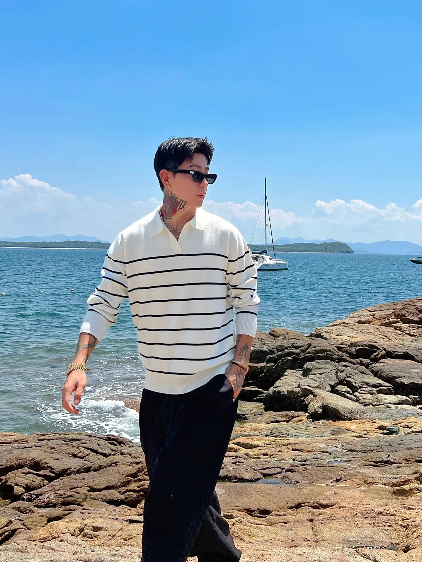 Classic American Design Knitted Sweater Men's Casual Warm Ne Long Sve Polyester Fiber Soft Striped Leisure Wear
Classic American Design Knitted Sweater Men's Casual Warm Ne Long Sve Polyester Fiber Soft Striped Leisure Wear