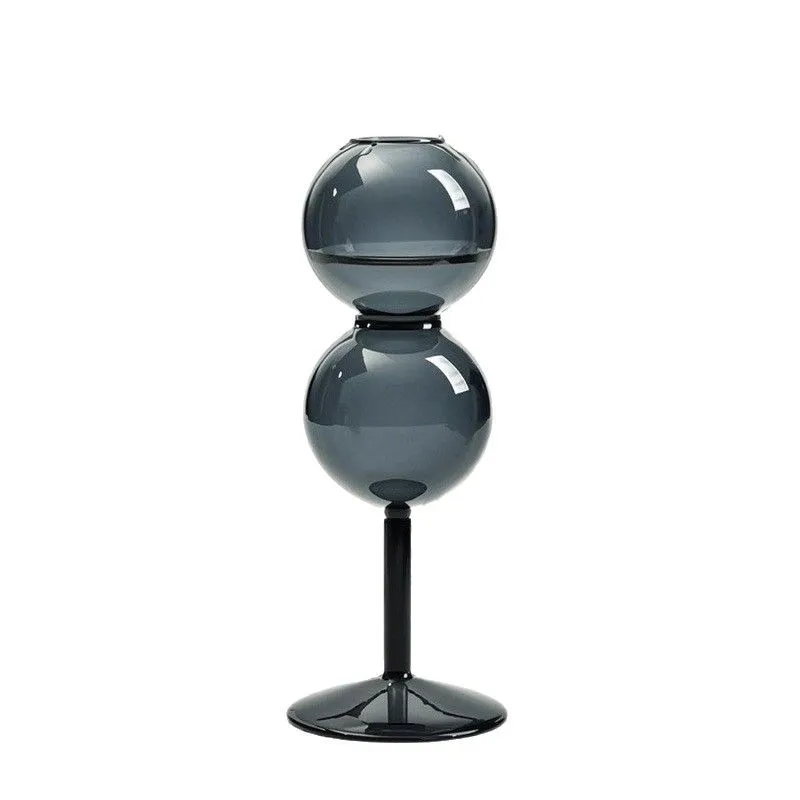 CX creative tall vase hydroponic bubble glass vase gray spherical flower arrangement device
CX creative tall vase hydroponic bubble glass vase gray spherical flower arrangement device