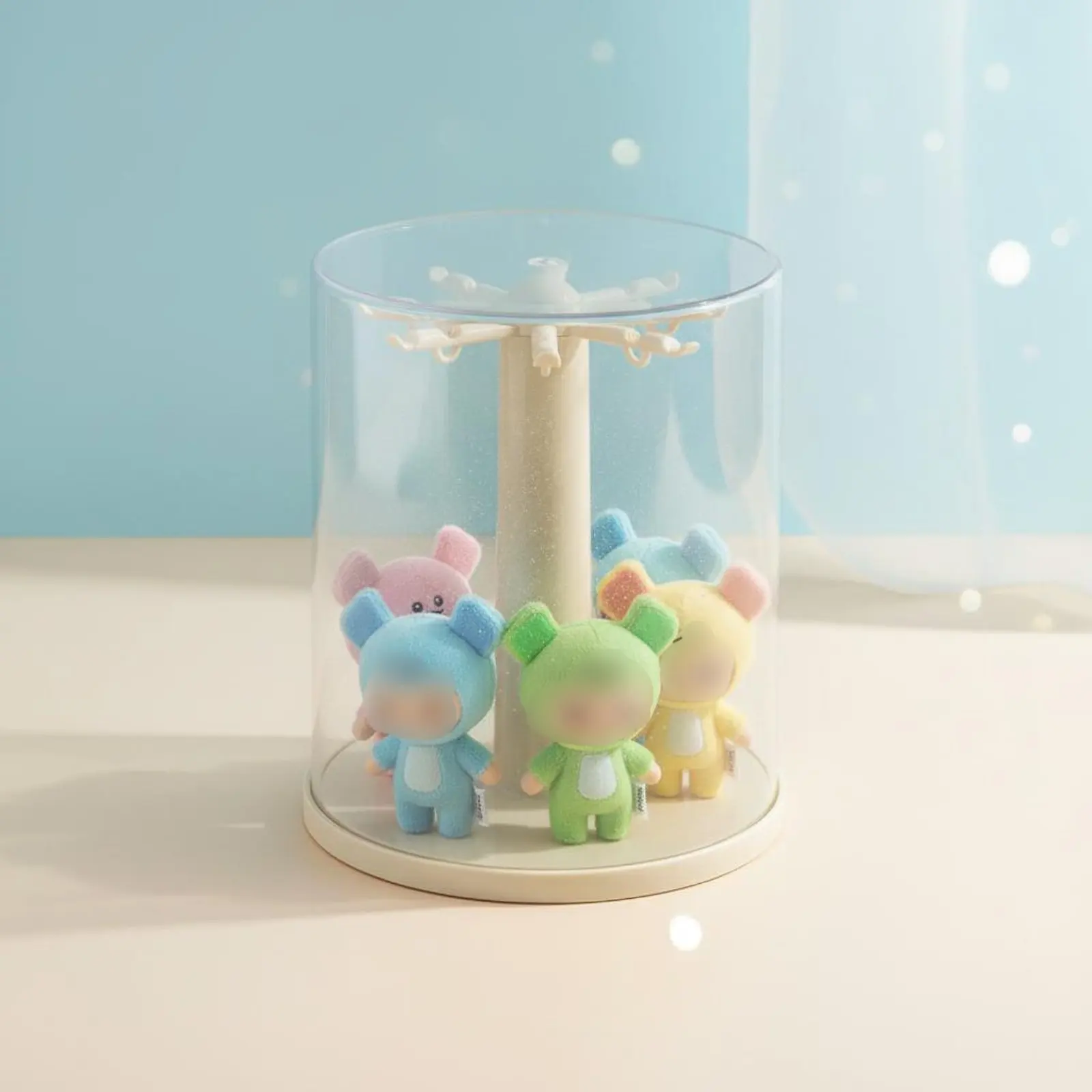 Clear Dustproof Doll Case Stable Base Rotating Keychain Display Stand Collectible Hanger Storage Box for Collectors
Clear Dustproof Doll Case Stable Base Rotating Keychain Display Stand Collectible Hanger Storage Box for Collectors