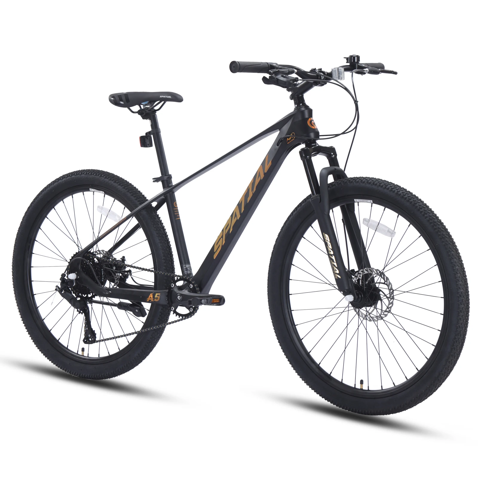 Spatial 27.5" 8-Speed Mountain Bike Lockout Fork Dual Disc Brakes MTB For Adult 165-186cm Commuter & Off-Road Riding Bicycle
Spatial 27.5" 8-Speed Mountain Bike Lockout Fork Dual Disc Brakes MTB For Adult 165-186cm Commuter & Off-Road Riding Bicycle