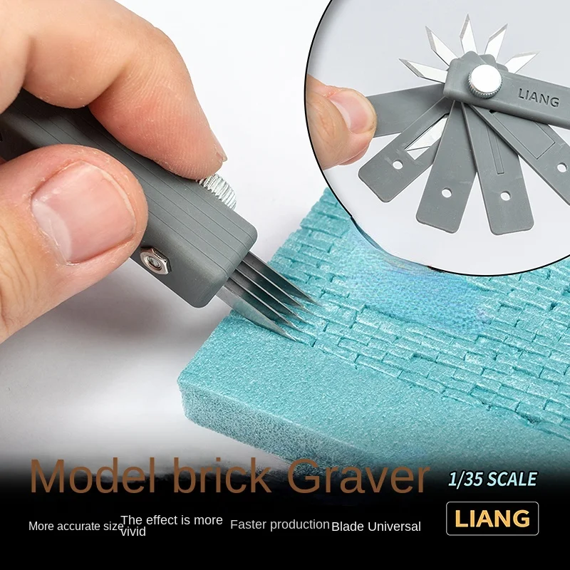 Model Brick Carving Knife Model Scene Making Tool Wall Brick Production DIY Hobby Accessories
Model Brick Carving Knife Model Scene Making Tool Wall Brick Production DIY Hobby Accessories