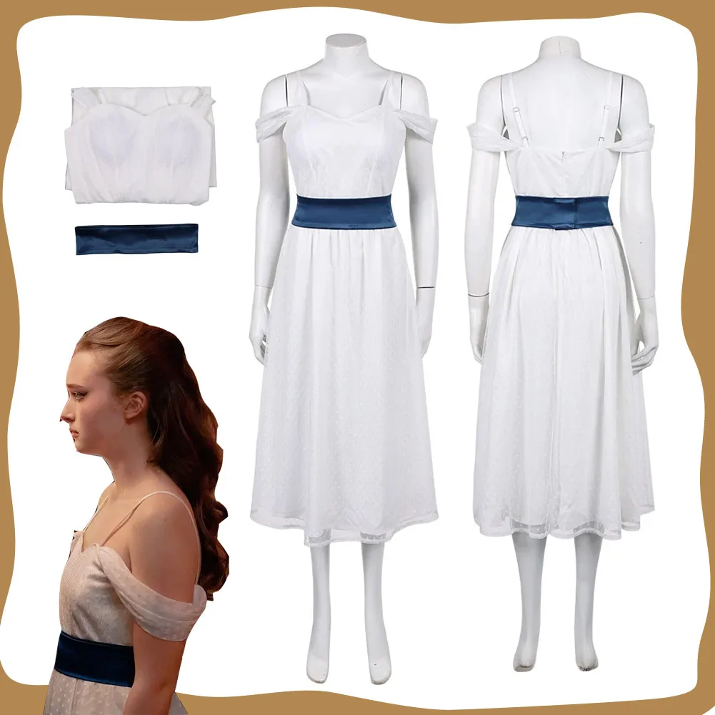 2025 Movie Fear Street Lori Granger Cosplay White Dress Costume for Women Female Adult Disguise Halloween Carnival Party Suit
2025 Movie Fear Street Lori Granger Cosplay White Dress Costume for Women Female Adult Disguise Halloween Carnival Party Suit