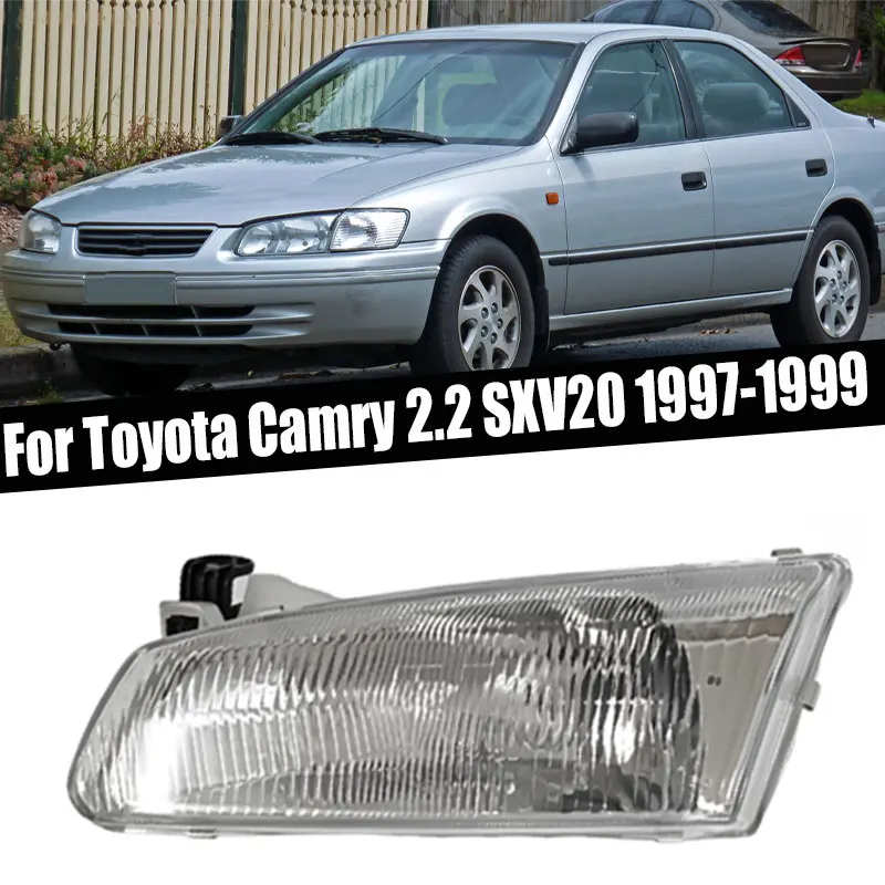 Для Toyota Camry 2,2 SXV20 1997-1999 автомобильные аксессуары передний бампер галогенная фара сигнальная лампа корпус фары без лампочек
Для Toyota Camry 2,2 SXV20 1997-1999 автомобильные аксессуары передний бампер галогенная фара сигнальная лампа корпус фары без лампочек