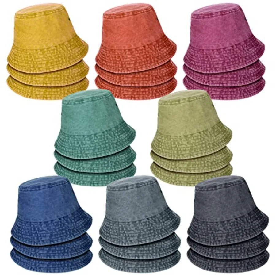 Sureio Washed Cotton Bucket Hats Bulk for Women Men Multicolor DIY Blank Summer Cap Unisex Beach Fishing Hat for Adult
Sureio Washed Cotton Bucket Hats Bulk for Women Men Multicolor DIY Blank Summer Cap Unisex Beach Fishing Hat for Adult