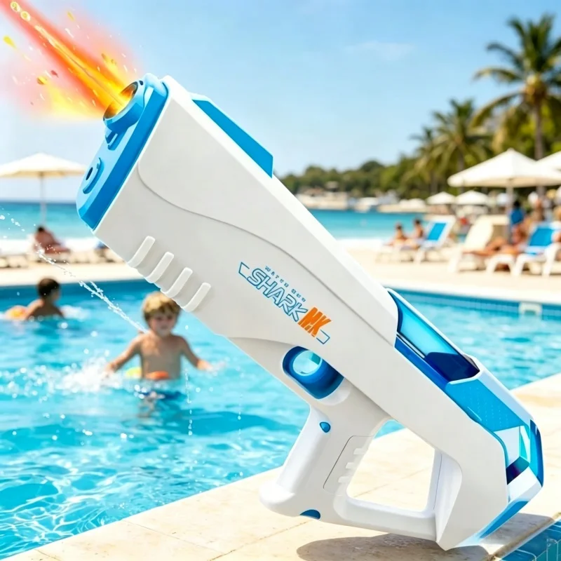 Automatic Water Absorb Electric Water Gun Adults Simulated Firing Continuous Shooting Water Blasters Summer Outdoor Toy for Kids
Automatic Water Absorb Electric Water Gun Adults Simulated Firing Continuous Shooting Water Blasters Summer Outdoor Toy for Kids