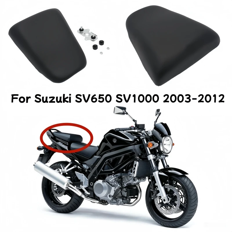 Motorcycle rear seat cushion rear seat bagrear passenger leather seat for Suzuki SV 1000 650 SV650 SV1000 2003-2012
Motorcycle rear seat cushion rear seat bagrear passenger leather seat for Suzuki SV 1000 650 SV650 SV1000 2003-2012