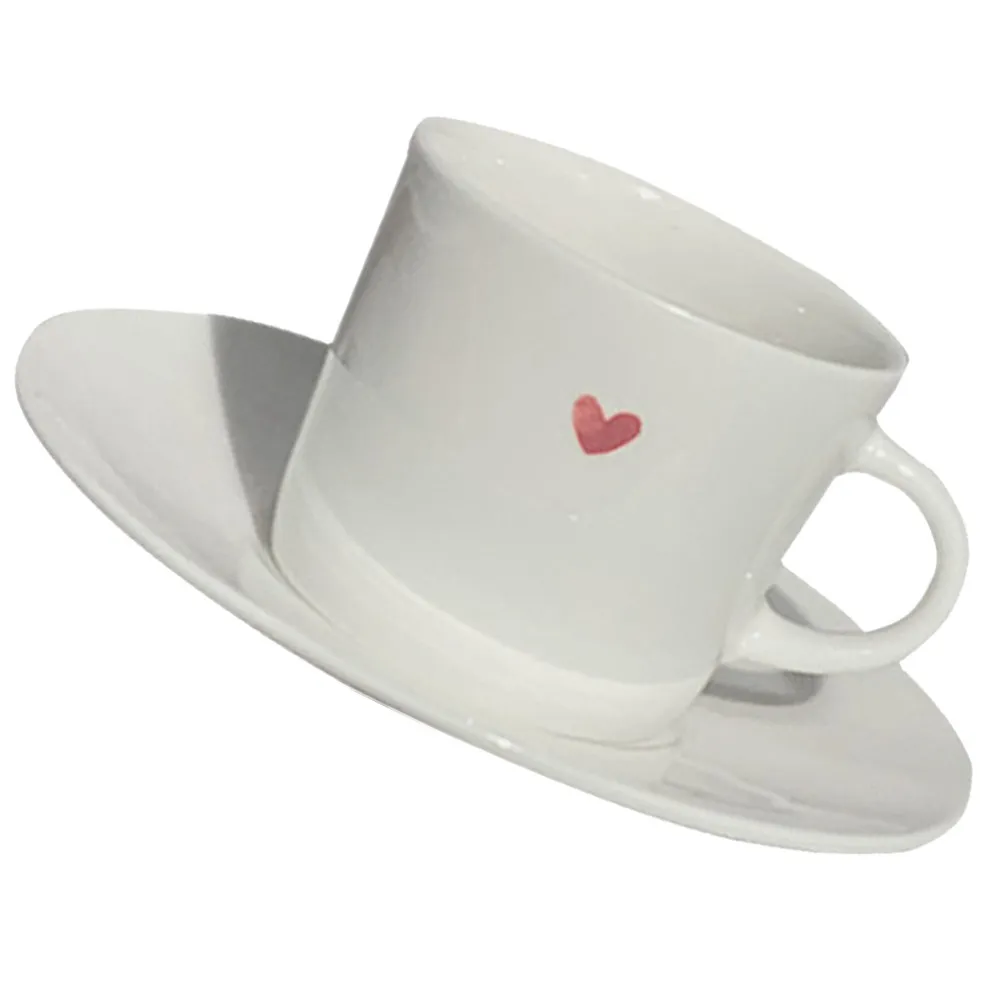 Premium Ceramic Cappuccino Mug and Saucer Set Small Latte Cup for Coffee Tea Milk Juice Water Office Home Use 70Ml
Premium Ceramic Cappuccino Mug and Saucer Set Small Latte Cup for Coffee Tea Milk Juice Water Office Home Use 70Ml