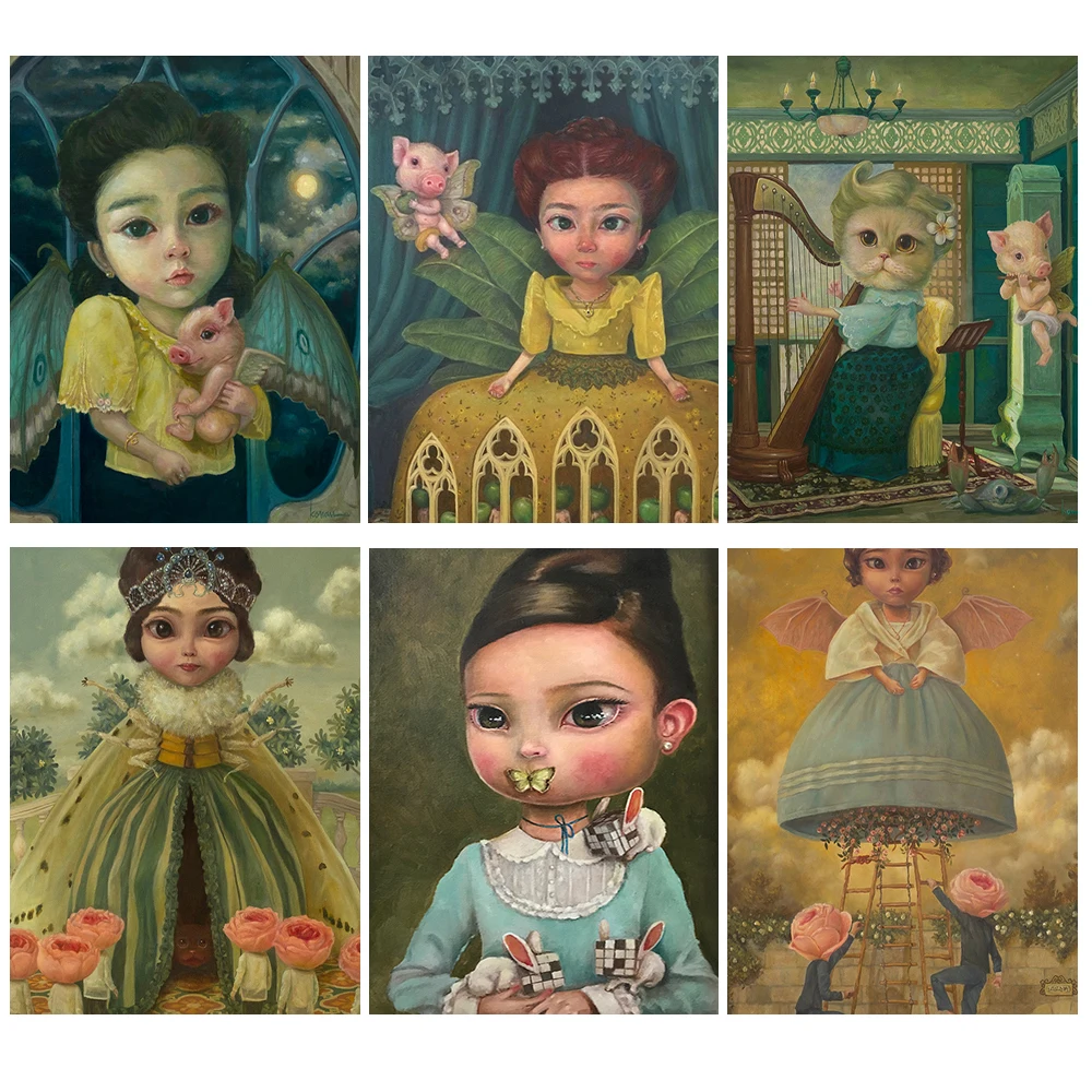 Cartoon Baby Girl Pig Rose Princess Wall Pictures For Living Room Nordic Poster Wall Art Canvas Painting Home Decor Unframed
Cartoon Baby Girl Pig Rose Princess Wall Pictures For Living Room Nordic Poster Wall Art Canvas Painting Home Decor Unframed