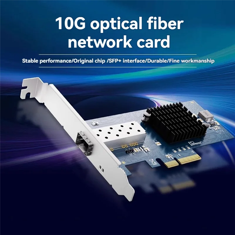 【2025 НОВИНКА】серверная сетевая карта 10 ГБ X520-Da SFP + оптоволоконный сетевой адаптер Ethernet 82599 чип для настольного компьютера
【2025 НОВИНКА】серверная сетевая карта 10 ГБ X520-Da SFP + оптоволоконный сетевой адаптер Ethernet 82599 чип для настольного компьютера