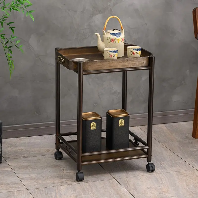 Mobile tea coffee table Movable cart with wheel sofa household living room Light luxury medieval trolley corner side table
Mobile tea coffee table Movable cart with wheel sofa household living room Light luxury medieval trolley corner side table