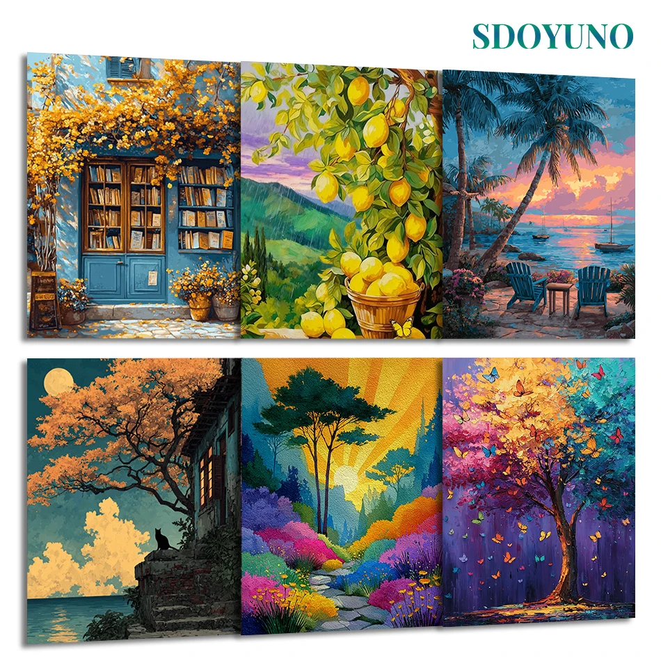 SDOYUNO Painting Paints By Numbers Oil Art plant landscape Drawing By Numbers Markers By Numbers Acrylic Handiwork Wall Decor
SDOYUNO Painting Paints By Numbers Oil Art plant landscape Drawing By Numbers Markers By Numbers Acrylic Handiwork Wall Decor