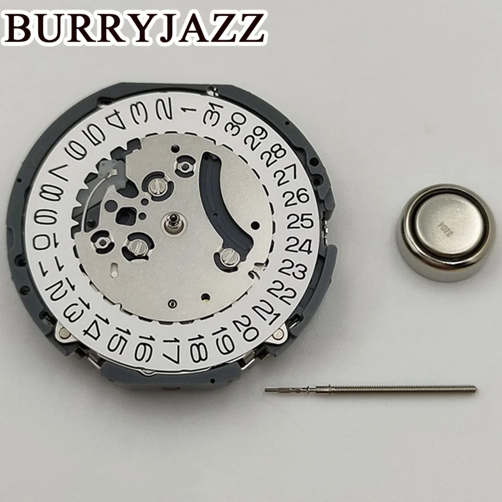 BURRYJAZZ High Accuracy Quartz Chronograph Watch Wrist Movement Replacement For VK63 3 o'clock Position Single White Calendar
BURRYJAZZ High Accuracy Quartz Chronograph Watch Wrist Movement Replacement For VK63 3 o'clock Position Single White Calendar