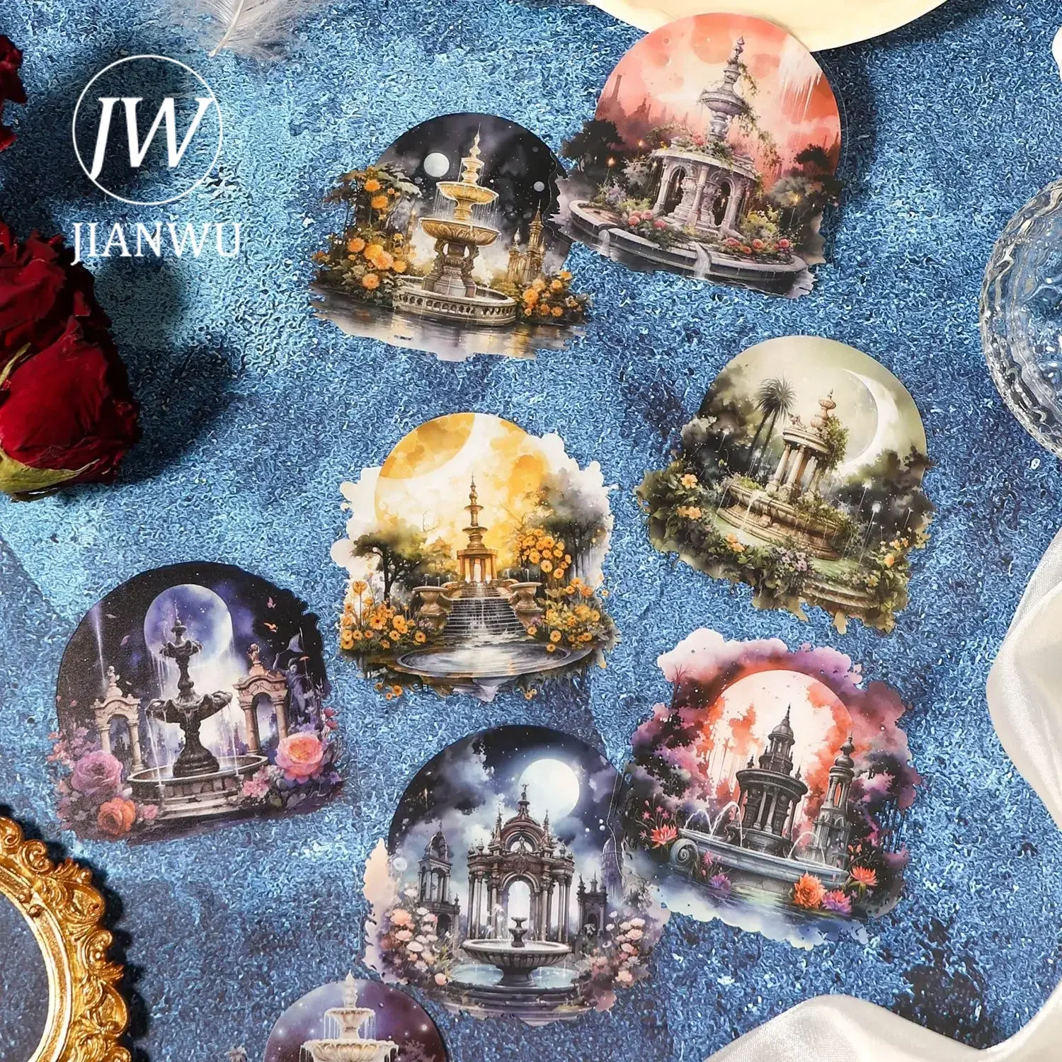 JIANWU The Wishing Well in The Moonlight Series Vintage Flower Castle Material Collage PET Sticker Creative Journal Stationery
JIANWU The Wishing Well in The Moonlight Series Vintage Flower Castle Material Collage PET Sticker Creative Journal Stationery