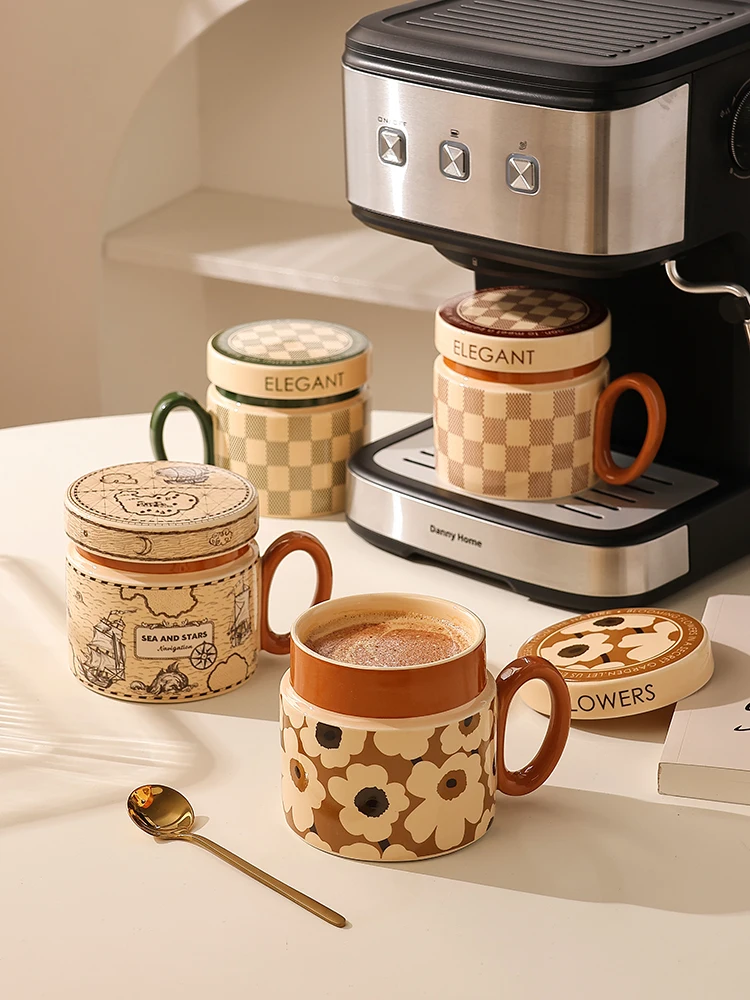 Cerc Coffee Mug with Lid Office Water Cup Nordic Sle Gift Box Beautiful Looking High-End Feeling Bear Valley up
Cerc Coffee Mug with Lid Office Water Cup Nordic Sle Gift Box Beautiful Looking High-End Feeling Bear Valley up
