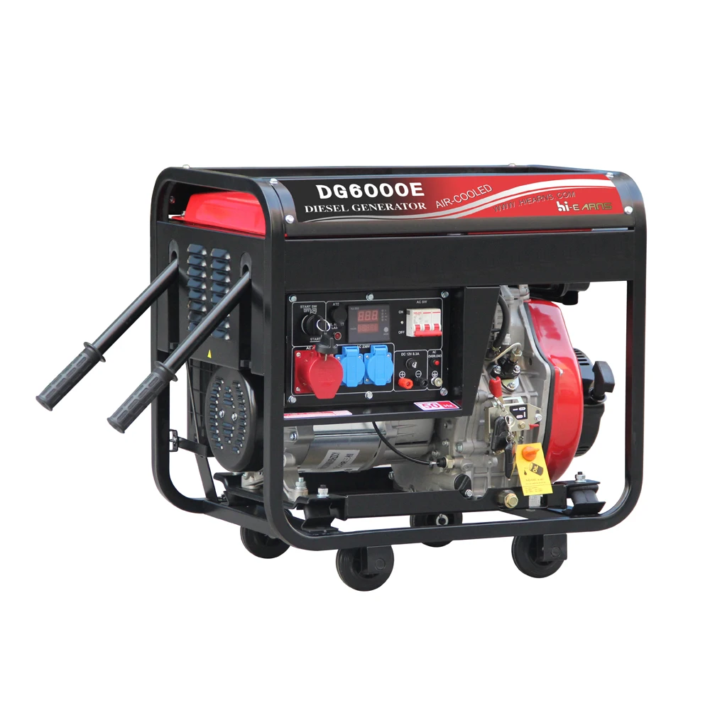 Hi-earns brand 5KW open type portable three phase three phase die·sel generator
Hi-earns brand 5KW open type portable three phase three phase die·sel generator