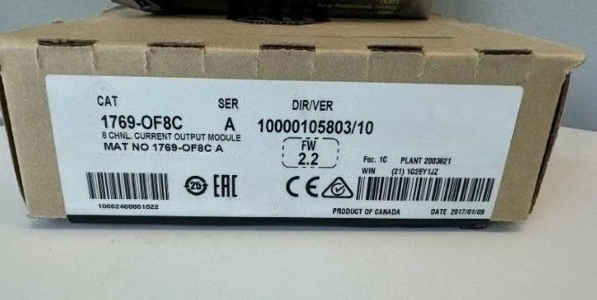 Brand new and original in box module 1769-OF8V 1769 OF8V Fast delivery
Brand new and original in box module 1769-OF8V 1769 OF8V Fast delivery