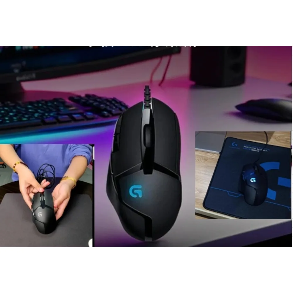 Проводная игровая мышь Logitech G402 Hyperion Fury, легкая конструкция 4000 точек на дюйм, с 8 программируемыми кнопками, оптическая мышь для киберспорта
Проводная игровая мышь Logitech G402 Hyperion Fury, легкая конструкция 4000 точек на дюйм, с 8 программируемыми кнопками, оптическая мышь для киберспорта
