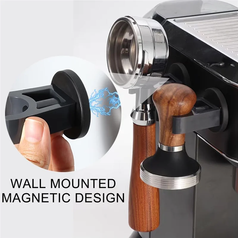 NEW-Wall Mounted Magnetic Espresso Hand Tamper Holder,Espresso Portafilter Organizer For Storage 51,54,58MM Espresso Tamper
NEW-Wall Mounted Magnetic Espresso Hand Tamper Holder,Espresso Portafilter Organizer For Storage 51,54,58MM Espresso Tamper