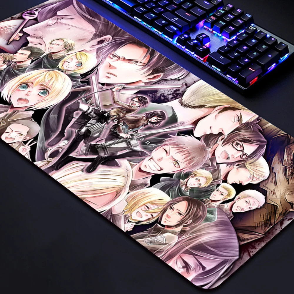 Mouse Pad Gamer Custom HD Computer Desk Mats Keyboard Pad Hot Blooded Anime Attack on Titan Natural Rubber Carpet Table Mat
Mouse Pad Gamer Custom HD Computer Desk Mats Keyboard Pad Hot Blooded Anime Attack on Titan Natural Rubber Carpet Table Mat