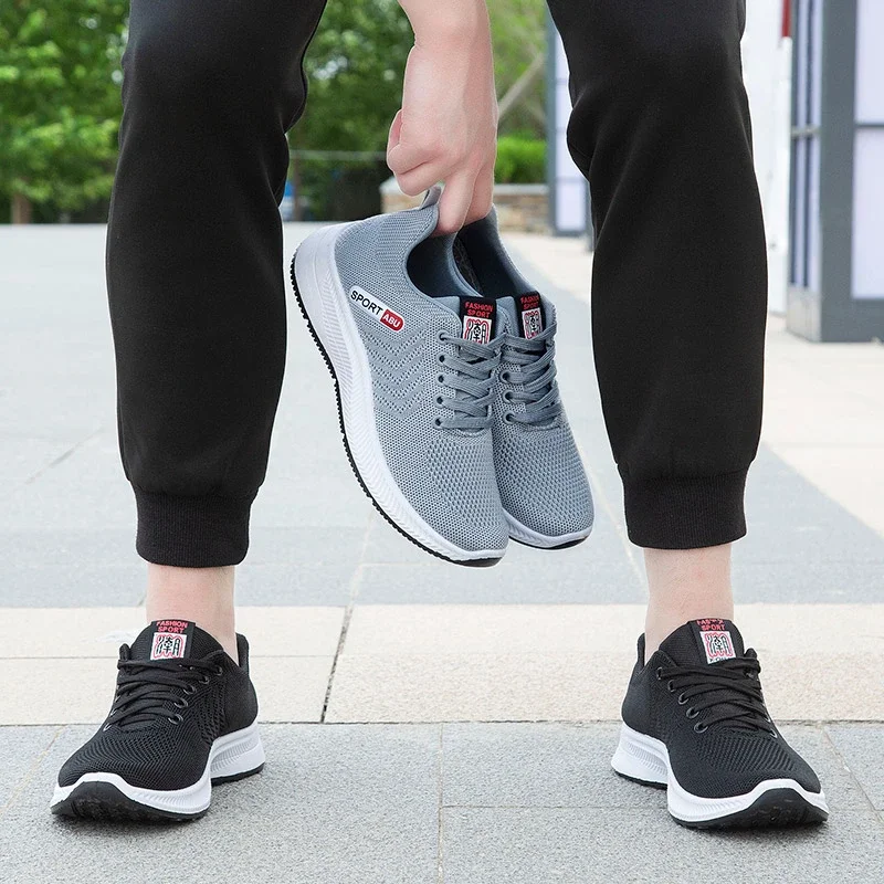 Breathable Anti-scuff Running Trainers Light Knit Upper for Daily Walks Mountain Camping City Casual Athletic Sneakers
Breathable Anti-scuff Running Trainers Light Knit Upper for Daily Walks Mountain Camping City Casual Athletic Sneakers