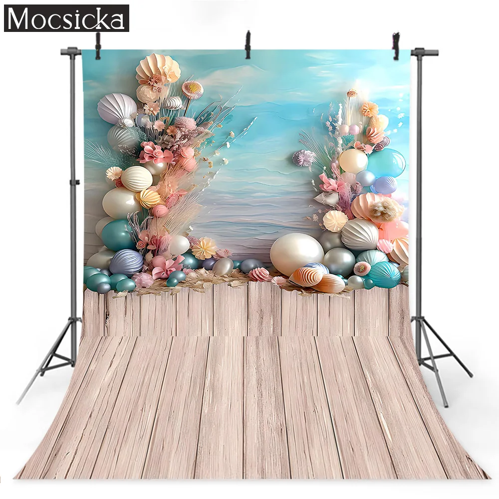 Children Portrait Photo Backgrounds for Photography Underwater World Mermaid Shells Decoration Banner Newborn 1st Birthday Props
Children Portrait Photo Backgrounds for Photography Underwater World Mermaid Shells Decoration Banner Newborn 1st Birthday Props
