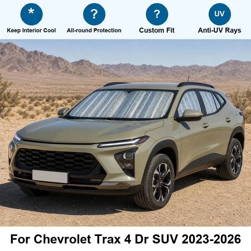For Chevrolet Trax 4 Dr SUV 2023-2026 Full Set Car Window Sunshades UV Block Privacy Heat Insulated Foldable Car Curtain
For Chevrolet Trax 4 Dr SUV 2023-2026 Full Set Car Window Sunshades UV Block Privacy Heat Insulated Foldable Car Curtain
