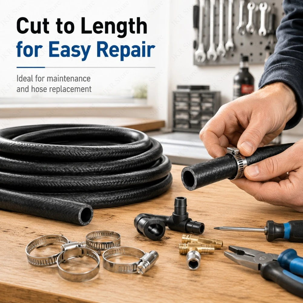 Multifunctional NBR Fuel Hose ID 4 5 6 8 10 12mm Oil Resistant Diesel Pipe with Clamp for Car Plumbing Fitting Repair Tool Set
Multifunctional NBR Fuel Hose ID 4 5 6 8 10 12mm Oil Resistant Diesel Pipe with Clamp for Car Plumbing Fitting Repair Tool Set