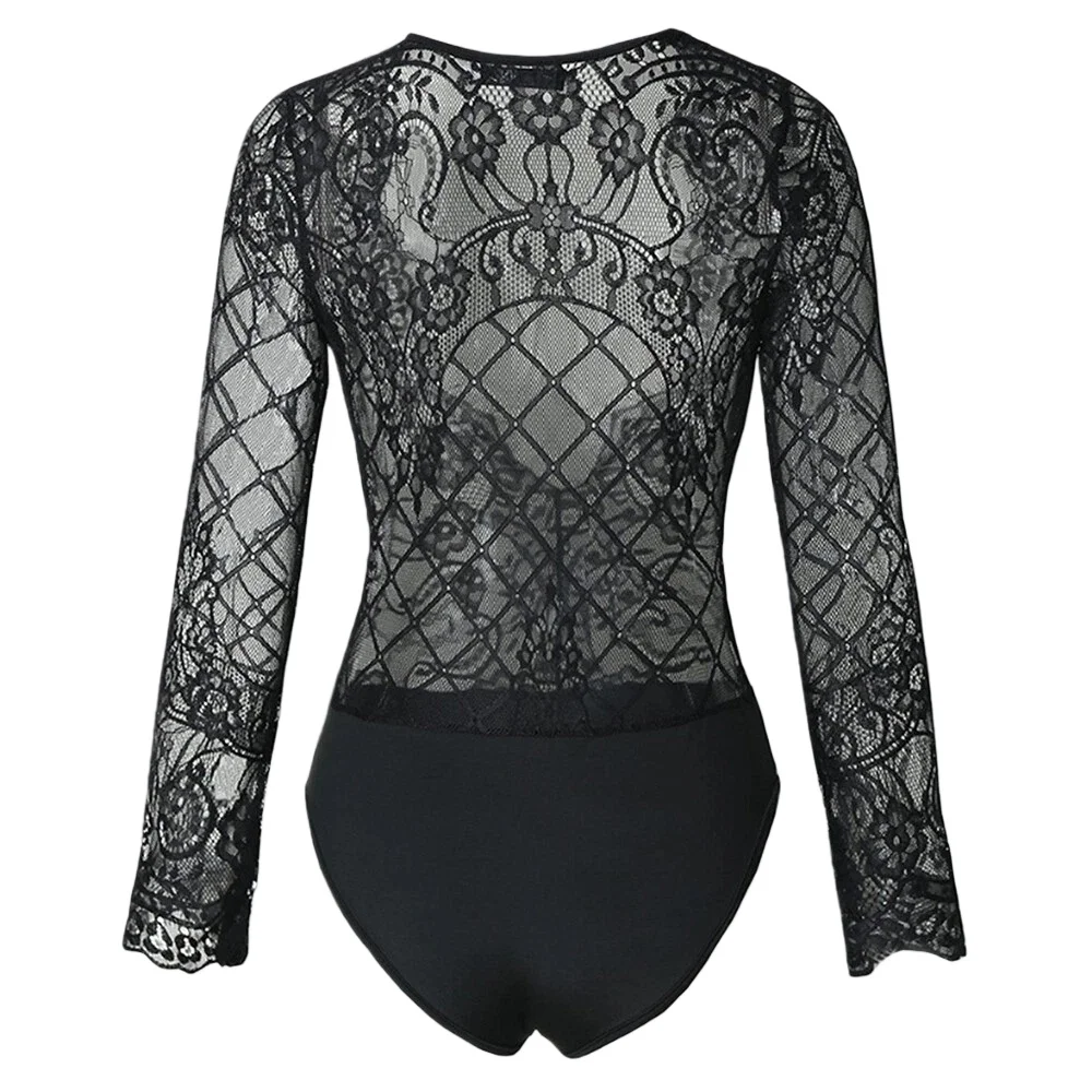 Сексуальный кружевной комбинезон для пляжного отдыха, повседневный комбинезон с длинным рукавом, средней эластичности, с кружевной отделкой
Сексуальный кружевной комбинезон для пляжного отдыха, повседневный комбинезон с длинным рукавом, средней эластичности, с кружевной отделкой