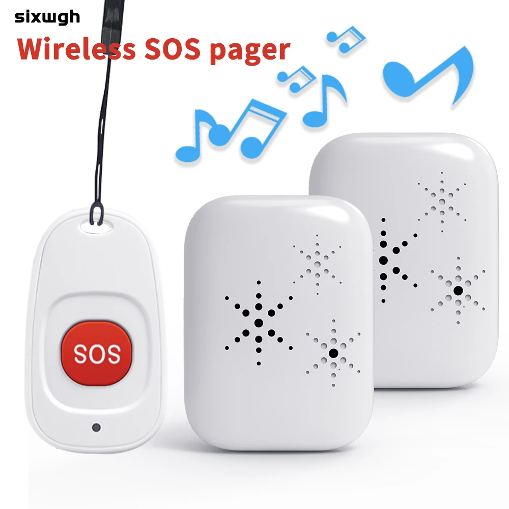 Wireless SOS Emergency Call Button Elderly Patient Caregiver Pager Home Remote Alert Doorbell
Wireless SOS Emergency Call Button Elderly Patient Caregiver Pager Home Remote Alert Doorbell