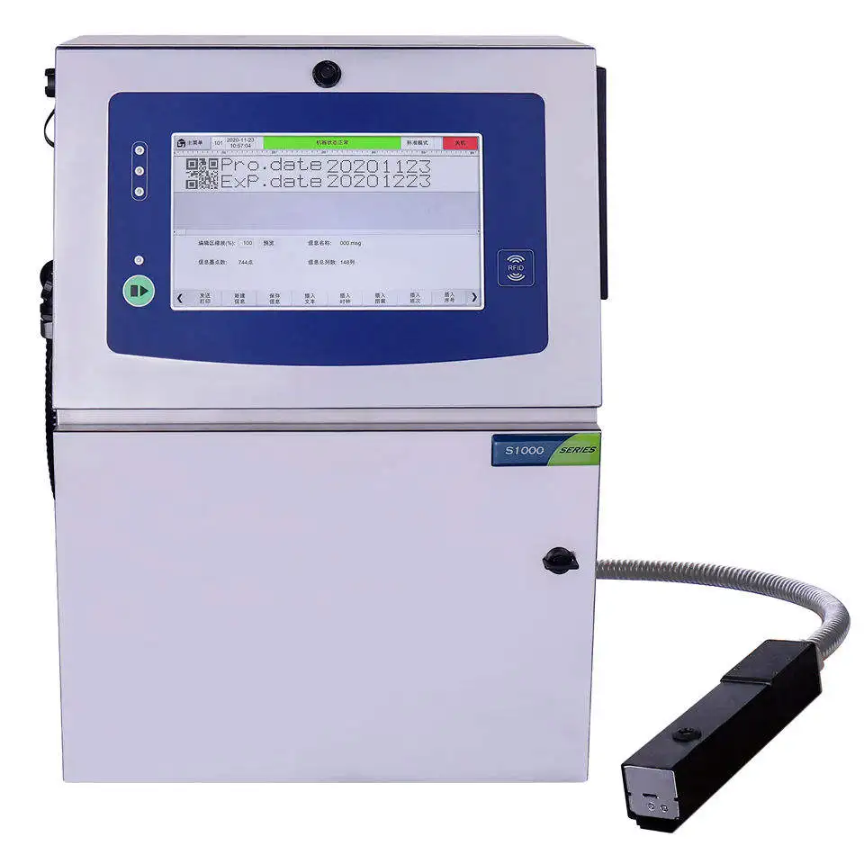 Batch Coding Machine Cij Inkjet Printer 40 Language High Quality Egg Date Module Food Continue Plastic
Batch Coding Machine Cij Inkjet Printer 40 Language High Quality Egg Date Module Food Continue Plastic