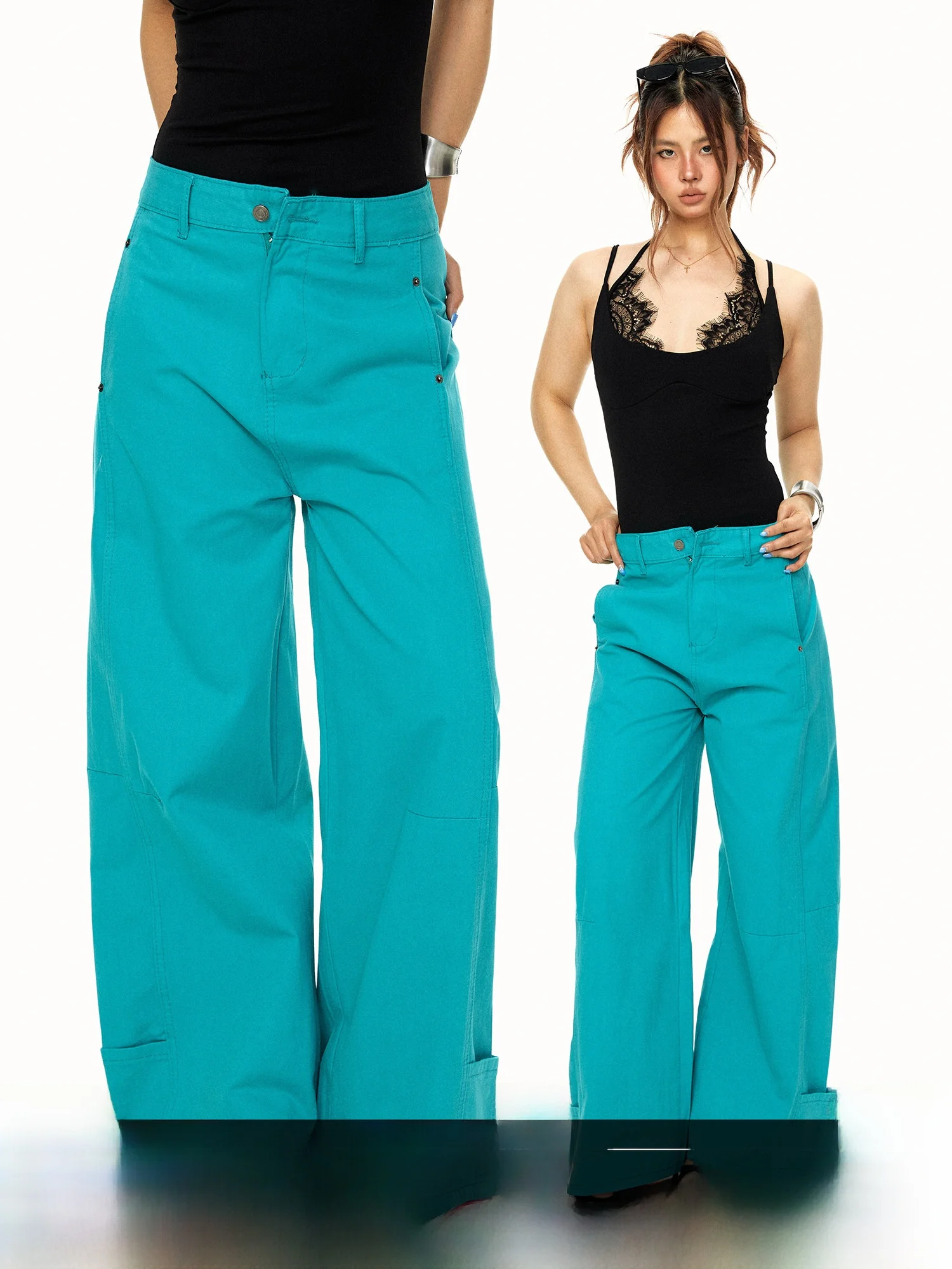 Blackbb Retro Straight Leg Casual Jeans Women Summer Versatile Loose Slim High Waist Wide Leg Long Pants High Waist Washed
Blackbb Retro Straight Leg Casual Jeans Women Summer Versatile Loose Slim High Waist Wide Leg Long Pants High Waist Washed