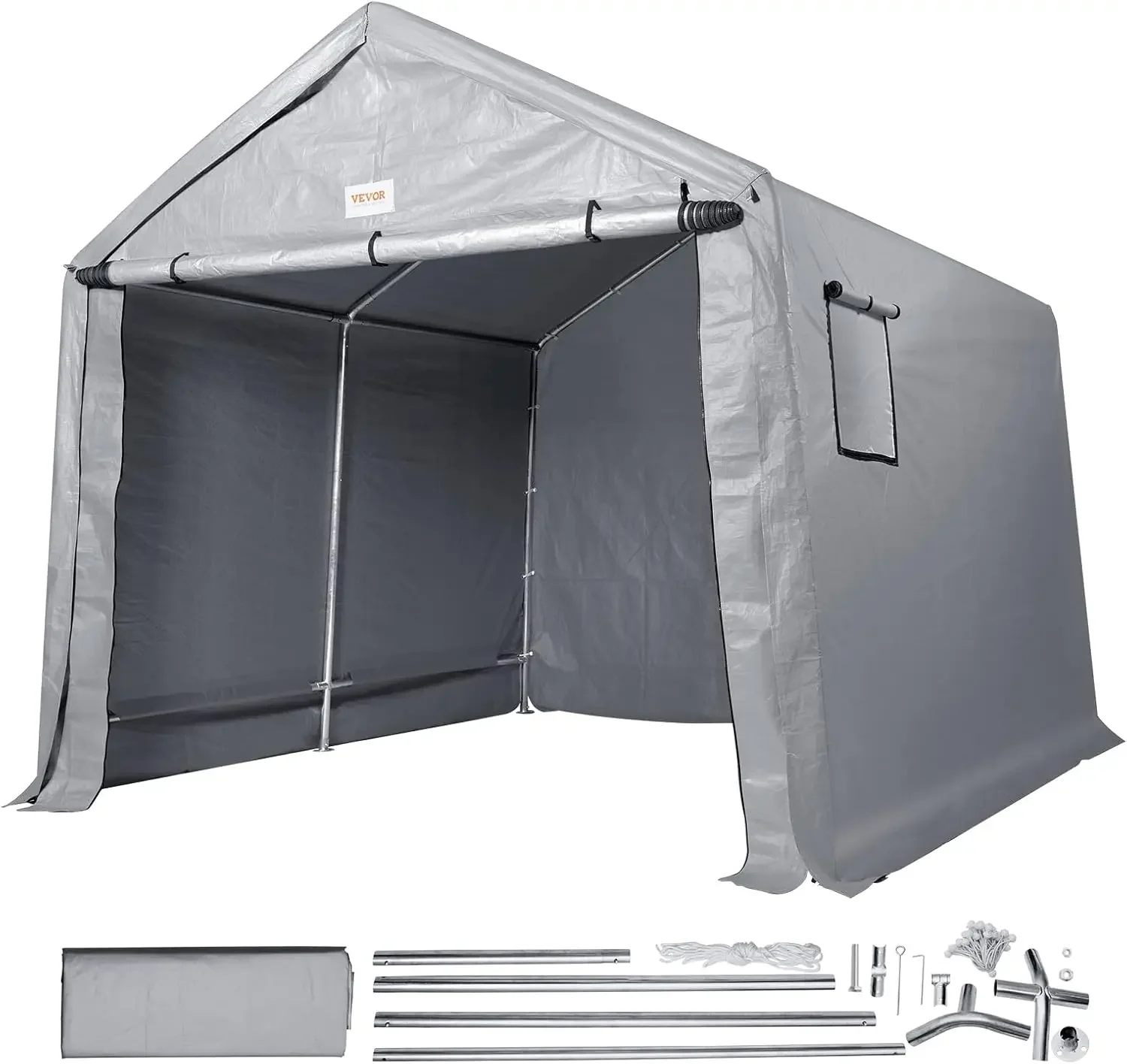 Portable Shed Storage Shelter Outdoor, 10x10x8.5 ft Heavy Duty Instant Storage Tent Tarp Sheds with
Portable Shed Storage Shelter Outdoor, 10x10x8.5 ft Heavy Duty Instant Storage Tent Tarp Sheds with