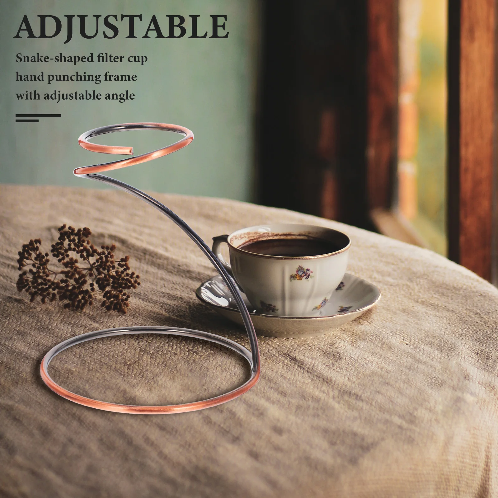 Coffee Dripper Stand Iron Compact Hand Brew Filter Holder Stable Base Coffee Filter Storage Rack Iron Stand
Coffee Dripper Stand Iron Compact Hand Brew Filter Holder Stable Base Coffee Filter Storage Rack Iron Stand