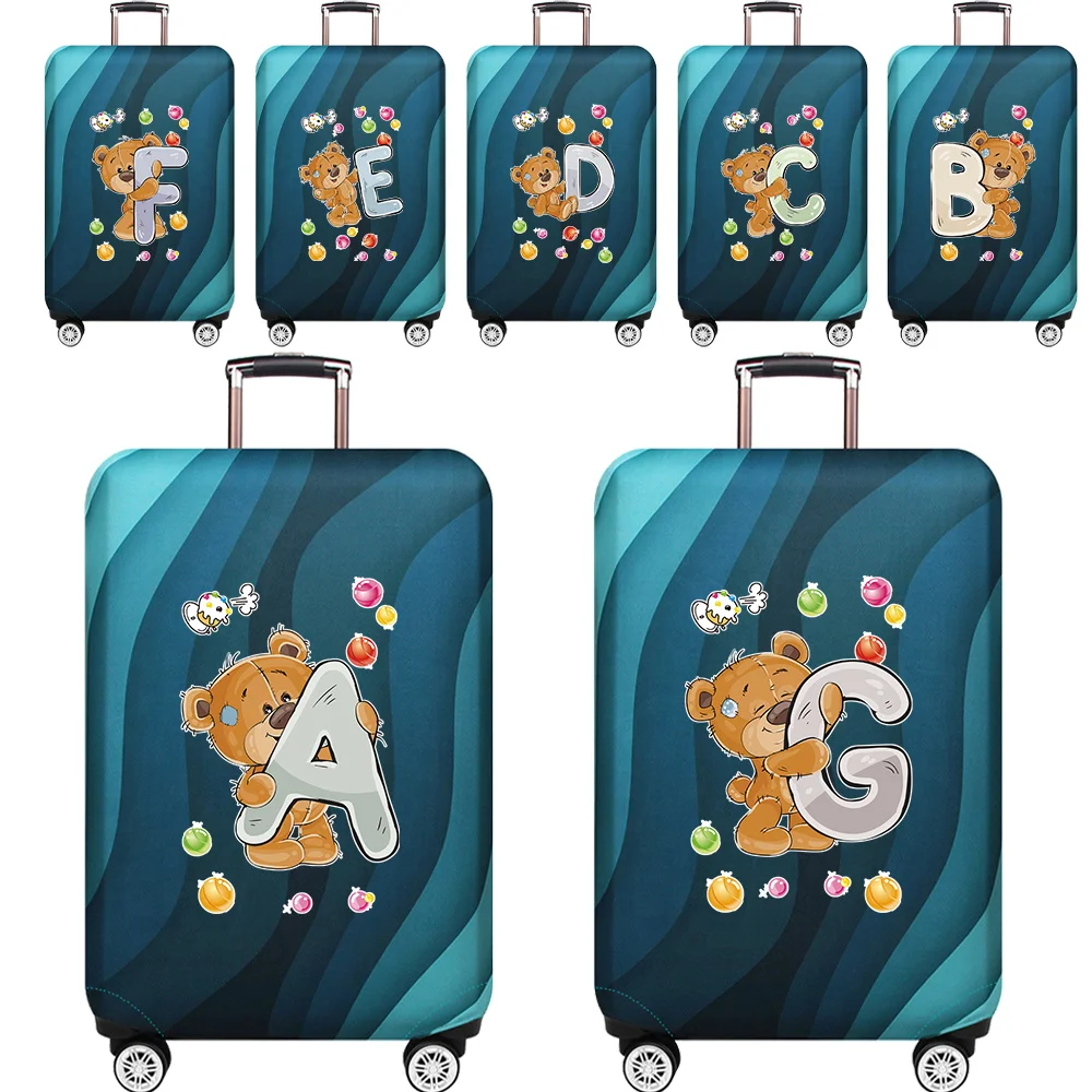 Luggage Cover Suitcase Cover Protector Suitcase For 18-32 Inch Luggage Stretch Bear Lette Pattern Travel Accessories
Luggage Cover Suitcase Cover Protector Suitcase For 18-32 Inch Luggage Stretch Bear Lette Pattern Travel Accessories