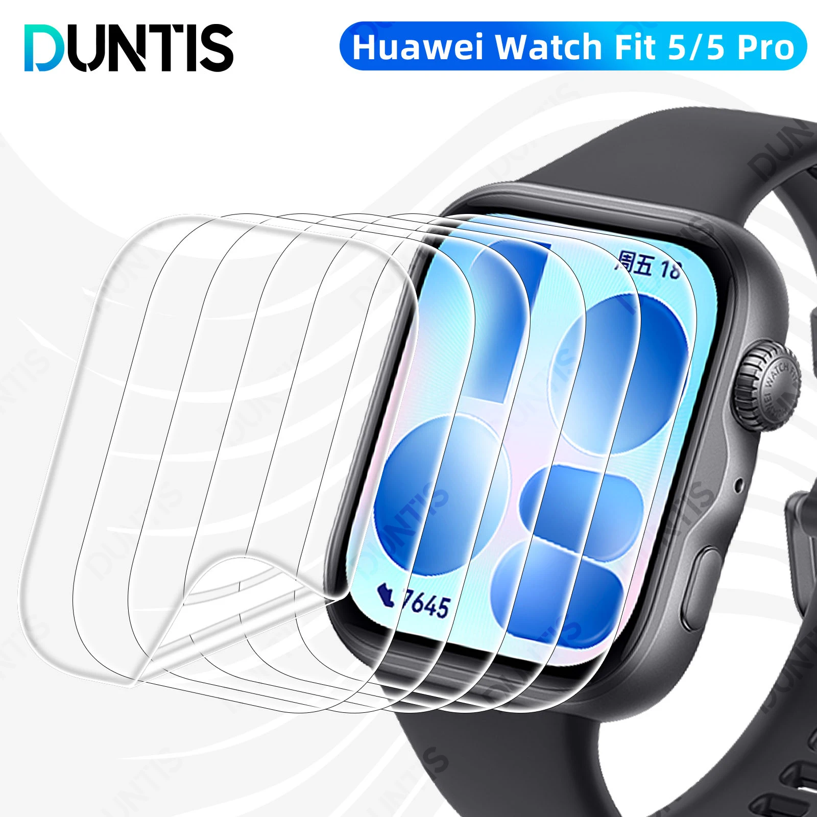 3D Screen Protector for Huawei Watch Fit 5/5 Pro Flexible Hydrogel HD Clear Full Coverage Protection Film Accessories (NotGlass
3D Screen Protector for Huawei Watch Fit 5/5 Pro Flexible Hydrogel HD Clear Full Coverage Protection Film Accessories (NotGlass