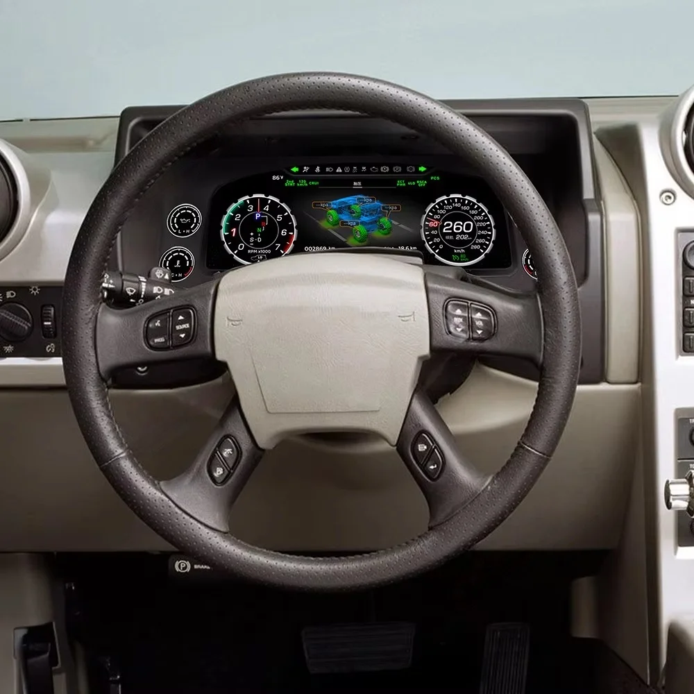 AFJY Car Digital Cluster Dashboard For Hummer H2 2003-2009 Virtual CockPit Instrument QLCD Speedometer Odometer Screen Head Unit
AFJY Car Digital Cluster Dashboard For Hummer H2 2003-2009 Virtual CockPit Instrument QLCD Speedometer Odometer Screen Head Unit