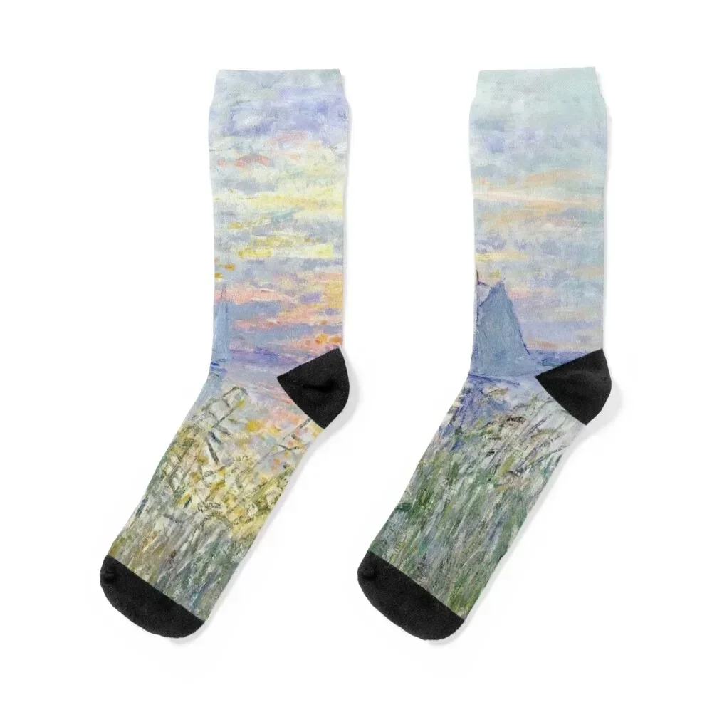 Claude Monet Soleil Couchant Sur la Seine à Lavacourt - Sunset on The Seine Socks set Christmas winter happy Socks Male Women's
Claude Monet Soleil Couchant Sur la Seine à Lavacourt - Sunset on The Seine Socks set Christmas winter happy Socks Male Women's