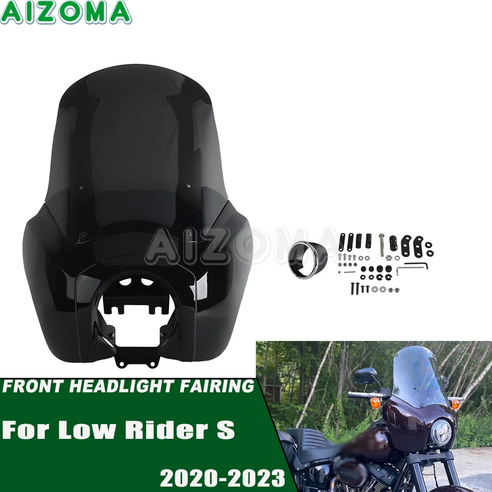 TSport Front Headlamp Fairing For Harley Softail Low Rider S FXLRS 2020-23 Motorcycle Club Style Cowl Headlight Trim Ring Shroud
TSport Front Headlamp Fairing For Harley Softail Low Rider S FXLRS 2020-23 Motorcycle Club Style Cowl Headlight Trim Ring Shroud