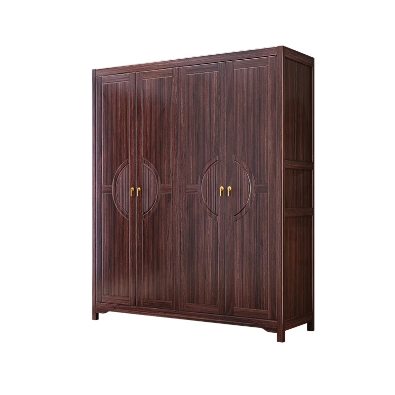 New Chinese style solid wood large capacity locker, household bedroom storage cabinet
New Chinese style solid wood large capacity locker, household bedroom storage cabinet