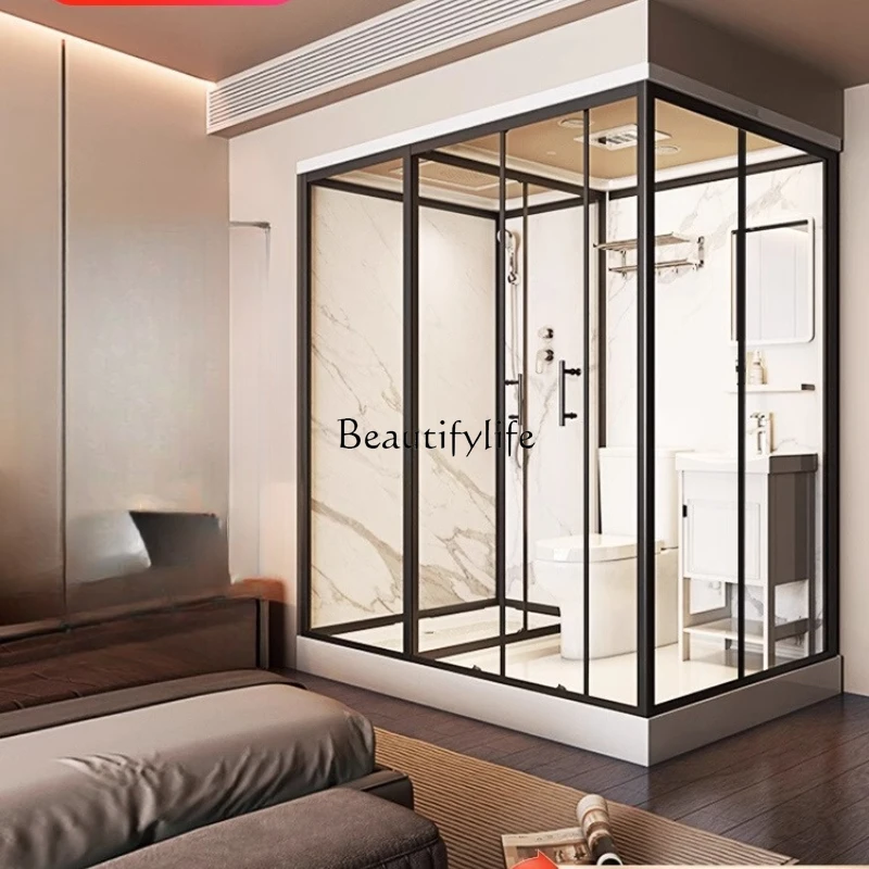 Integrated toilet integrated bathroom integral shower room household mobile bath bathroom indoor toilet squat pit
Integrated toilet integrated bathroom integral shower room household mobile bath bathroom indoor toilet squat pit