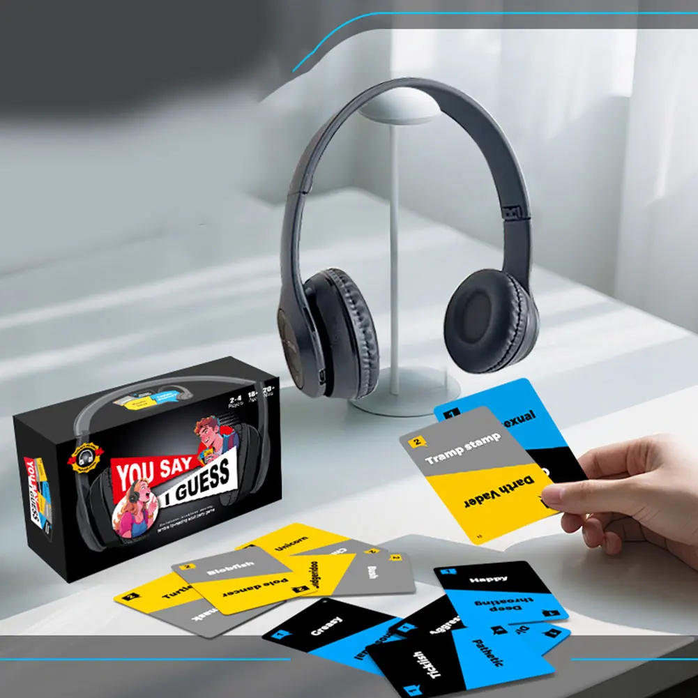 Настольная игра «Чтение по губам» без цензуры, вдохновленная челленджем «Наушники», для 2+ игроков
Настольная игра «Чтение по губам» без цензуры, вдохновленная челленджем «Наушники», для 2+ игроков
