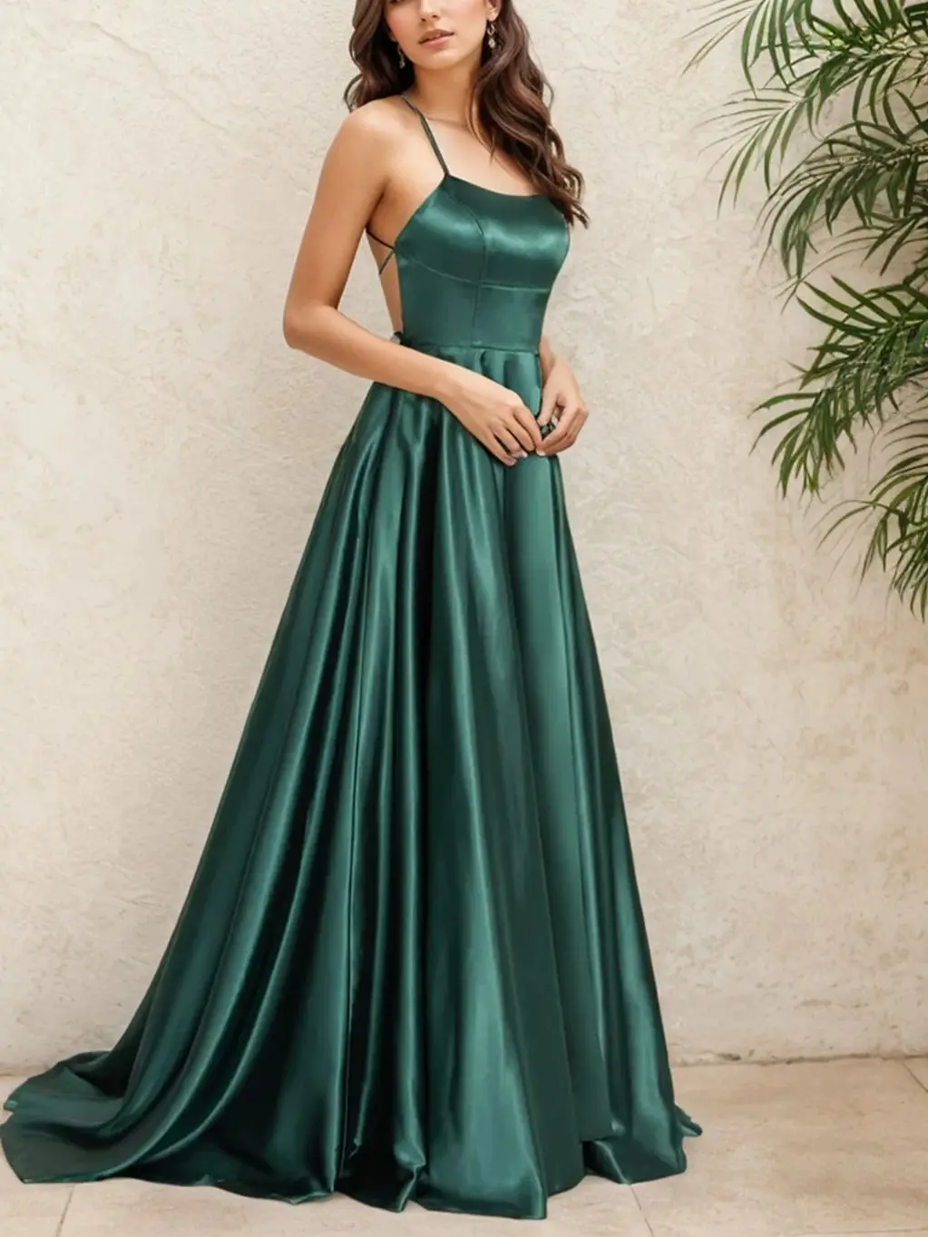 Fashions Sexy A-Line Evening Dress Silk Satin Spaghetti Straps Floor-Length Split Side Sleeveless Prom Gown 2025 free customized
Fashions Sexy A-Line Evening Dress Silk Satin Spaghetti Straps Floor-Length Split Side Sleeveless Prom Gown 2025 free customized