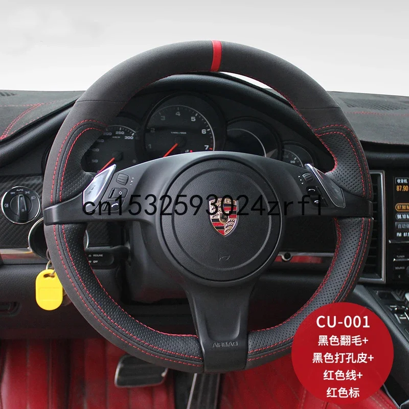 DIY Sew Customized Car Steering Wheel Cover For Porsche Cayenne Panamera 911 Boxster Macan Car Accessories
DIY Sew Customized Car Steering Wheel Cover For Porsche Cayenne Panamera 911 Boxster Macan Car Accessories