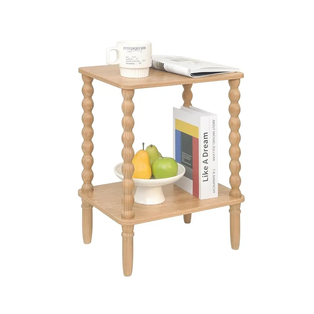 Small End Table, Couch Side Table With 2-Tier Storage Shelf, Wood Coffee Table For Bedroom, Living Room, Small Spaces(Rustic
Small End Table, Couch Side Table With 2-Tier Storage Shelf, Wood Coffee Table For Bedroom, Living Room, Small Spaces(Rustic