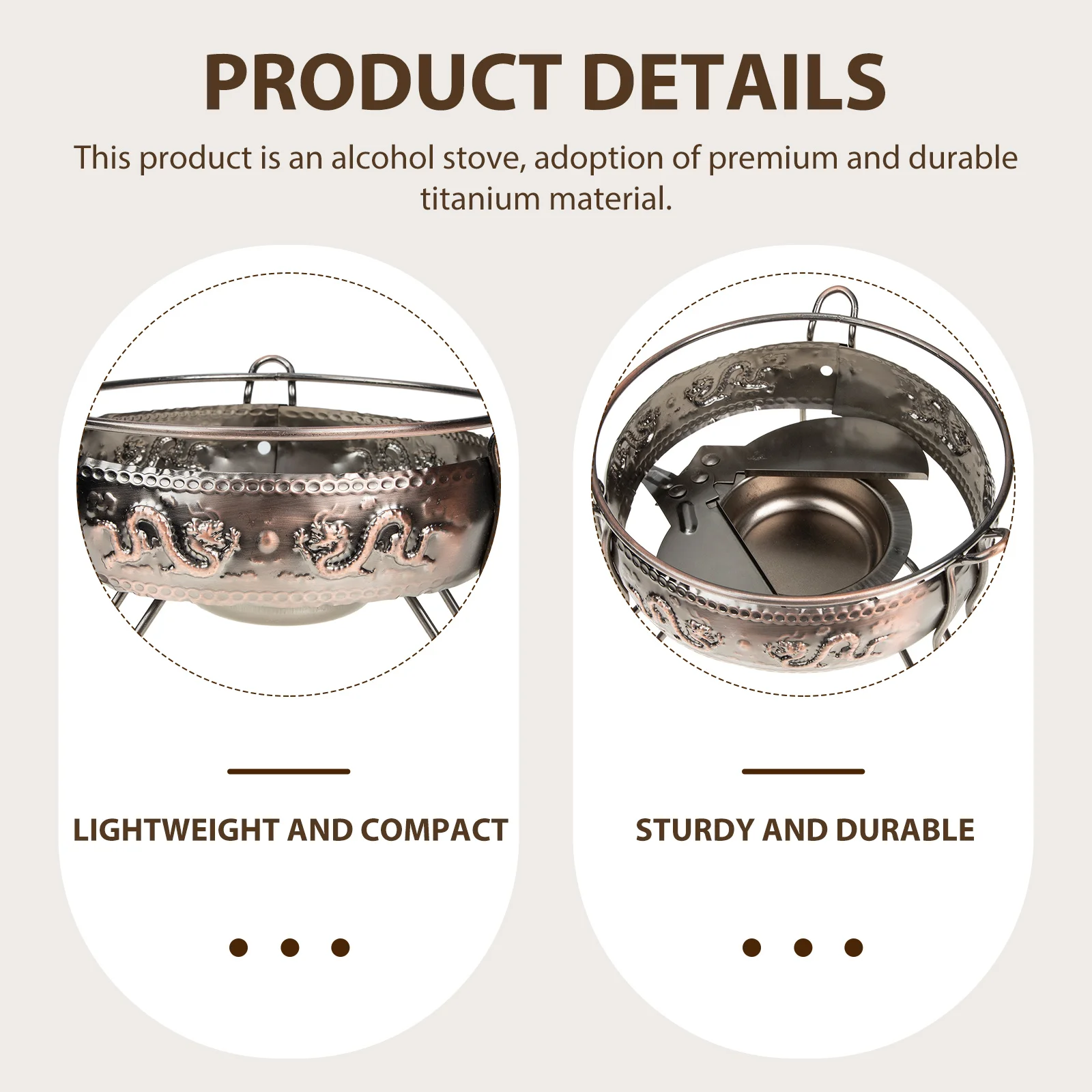 Sturdy Iron Alcohol Small Pot Base Portable Camping Cookware Picnic Stove Windproof Hot Pot Serving Buffet Food Warmer Outdoor
Sturdy Iron Alcohol Small Pot Base Portable Camping Cookware Picnic Stove Windproof Hot Pot Serving Buffet Food Warmer Outdoor
