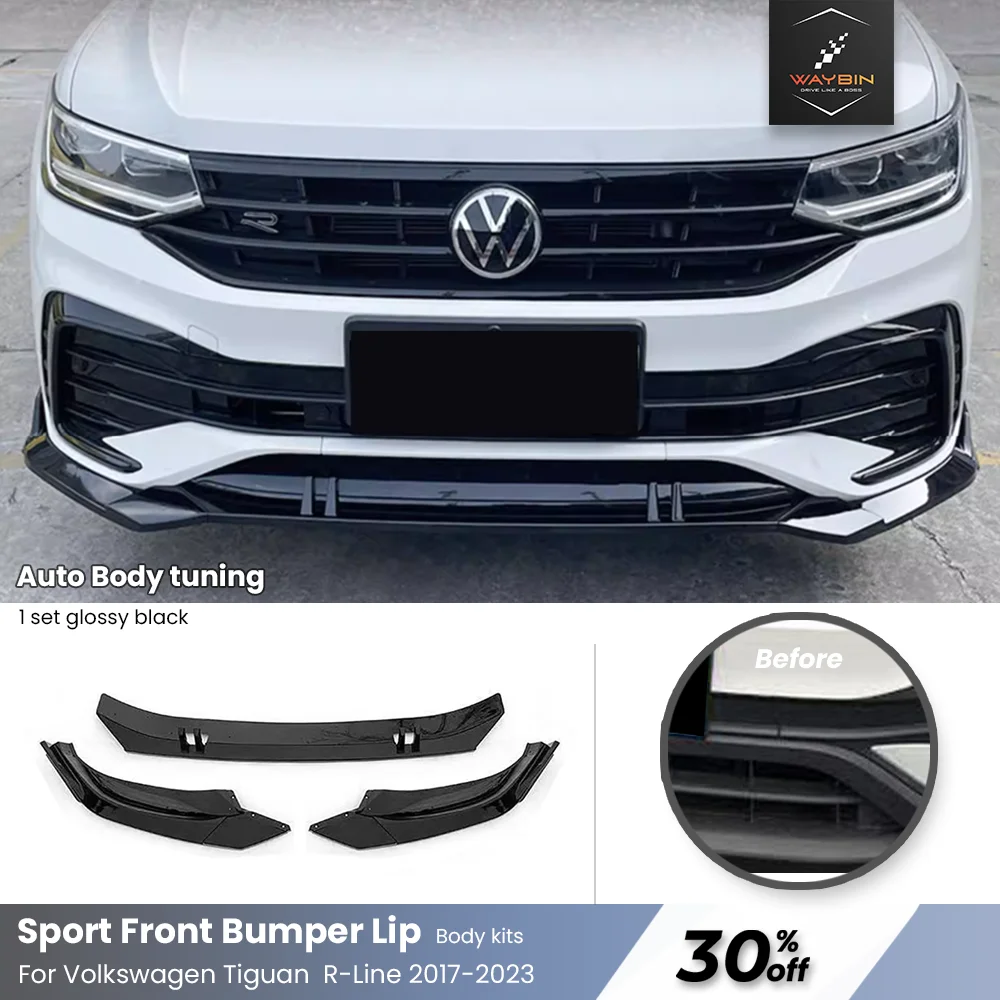 For Volkswagen Tiguan R-Line 2017-2023 Front Lip Spoiler -Glossy Black Body Kit Bumper Trim Exterior Styling Car Accessories
For Volkswagen Tiguan R-Line 2017-2023 Front Lip Spoiler -Glossy Black Body Kit Bumper Trim Exterior Styling Car Accessories
