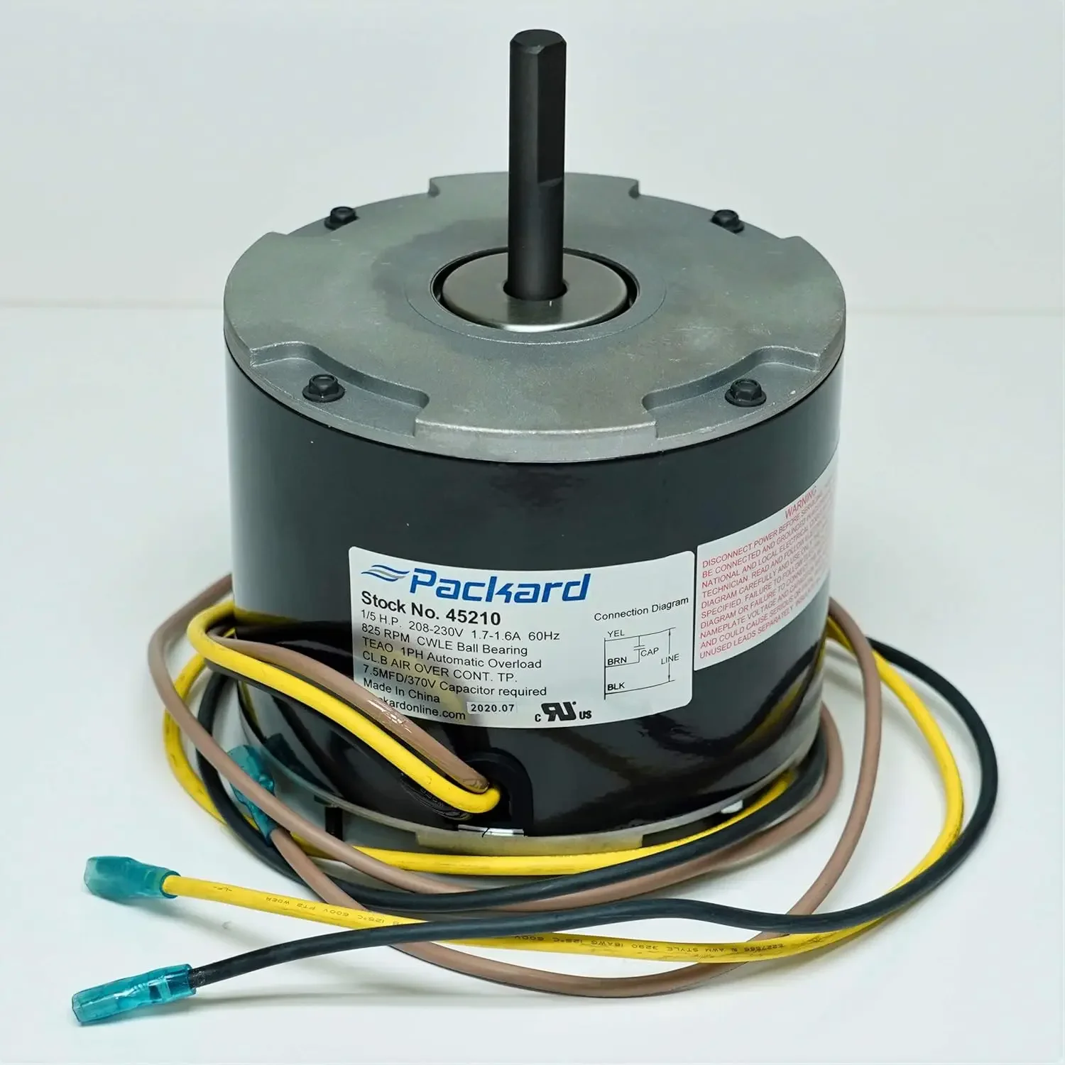 45210 Condenser Fan Motor Replacement for Carrier HC37GE210 1/5hp 825 RPM
45210 Condenser Fan Motor Replacement for Carrier HC37GE210 1/5hp 825 RPM