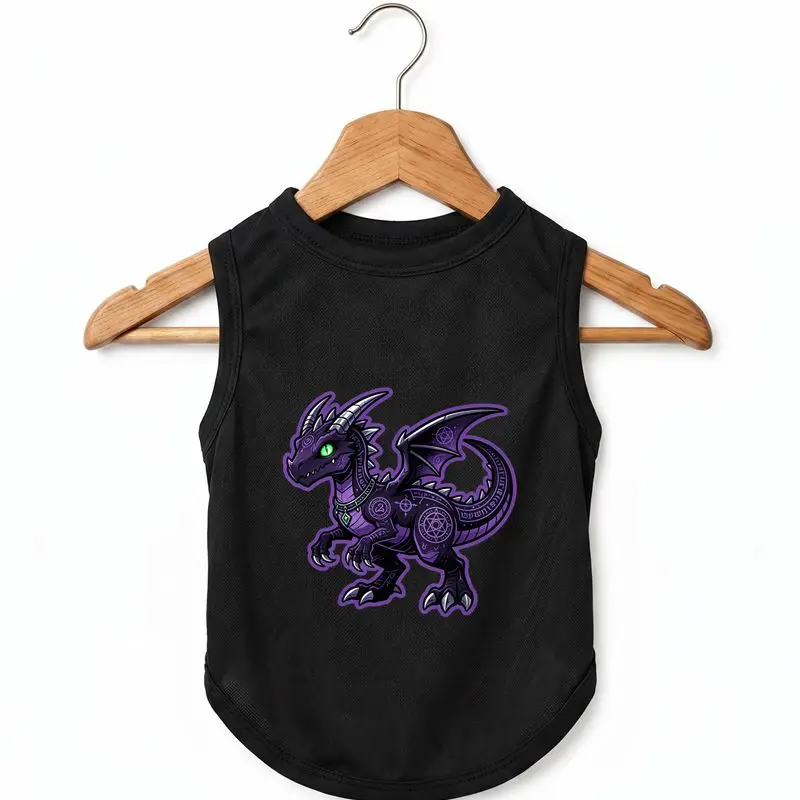 Dog Summer Vest Cool Dragon Print Breathable
Dog Summer Vest Cool Dragon Print Breathable