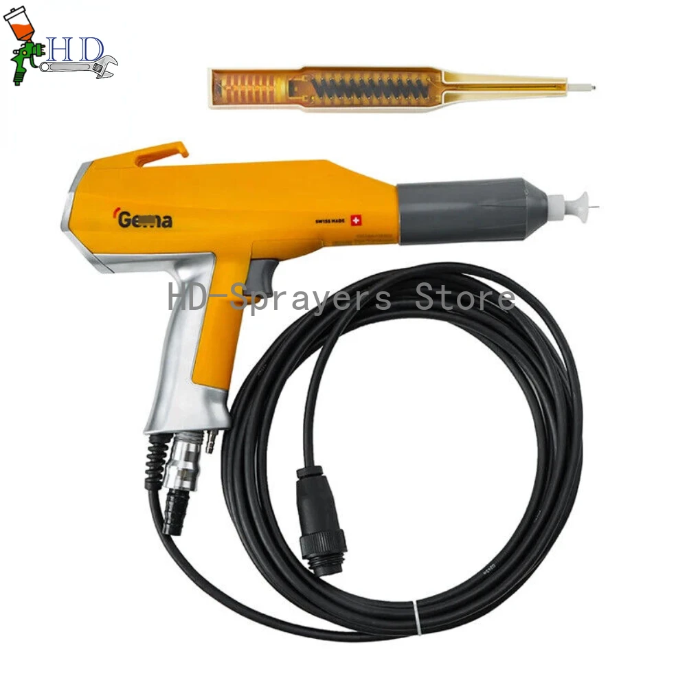 Ручной порошковый пистолет Gema 02 OptiSelect 1002100 GM02 Optiflex F с кабелем 6 м, 2 насадки
Ручной порошковый пистолет Gema 02 OptiSelect 1002100 GM02 Optiflex F с кабелем 6 м, 2 насадки
