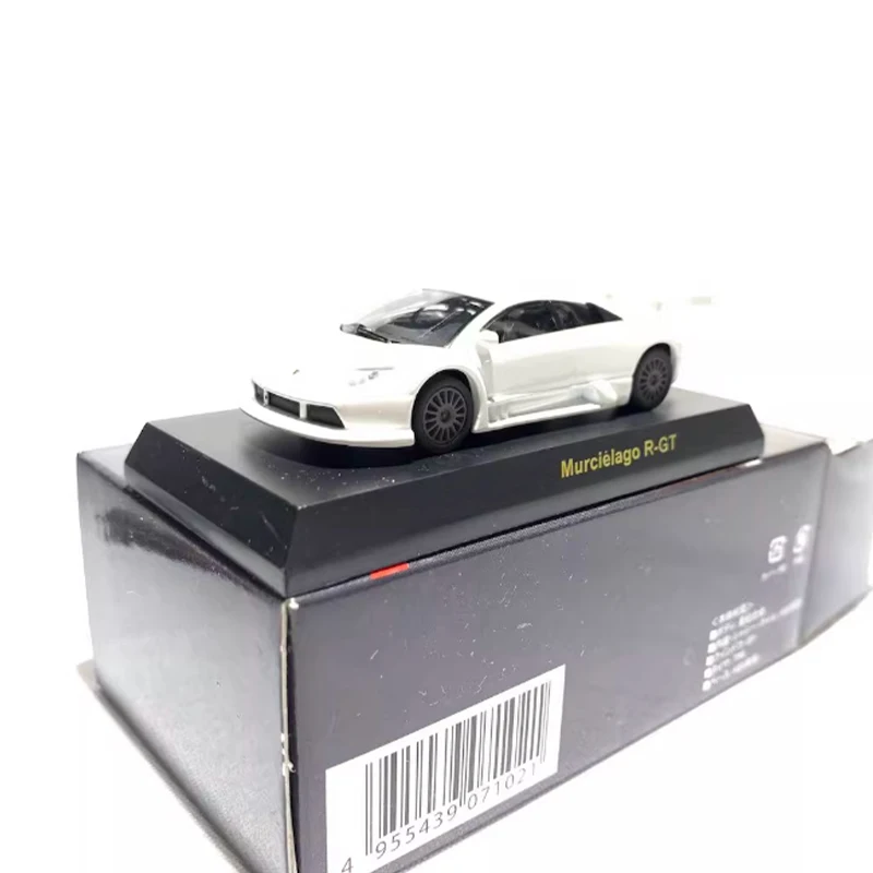 Литой под давлением масштаб 1:64 Murcielago R-GT 365 GTS4 360, модель из сплава паука, имитация готового продукта, коллекция сувениров для хобби
Литой под давлением масштаб 1:64 Murcielago R-GT 365 GTS4 360, модель из сплава паука, имитация готового продукта, коллекция сувениров для хобби
